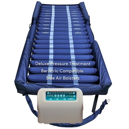 Proheal Low Air Loss / Alternating Pressure Bariatric Mattress System w/ Raised Air Bolsters 42"x80"x8"/11" PH-86080AB-42